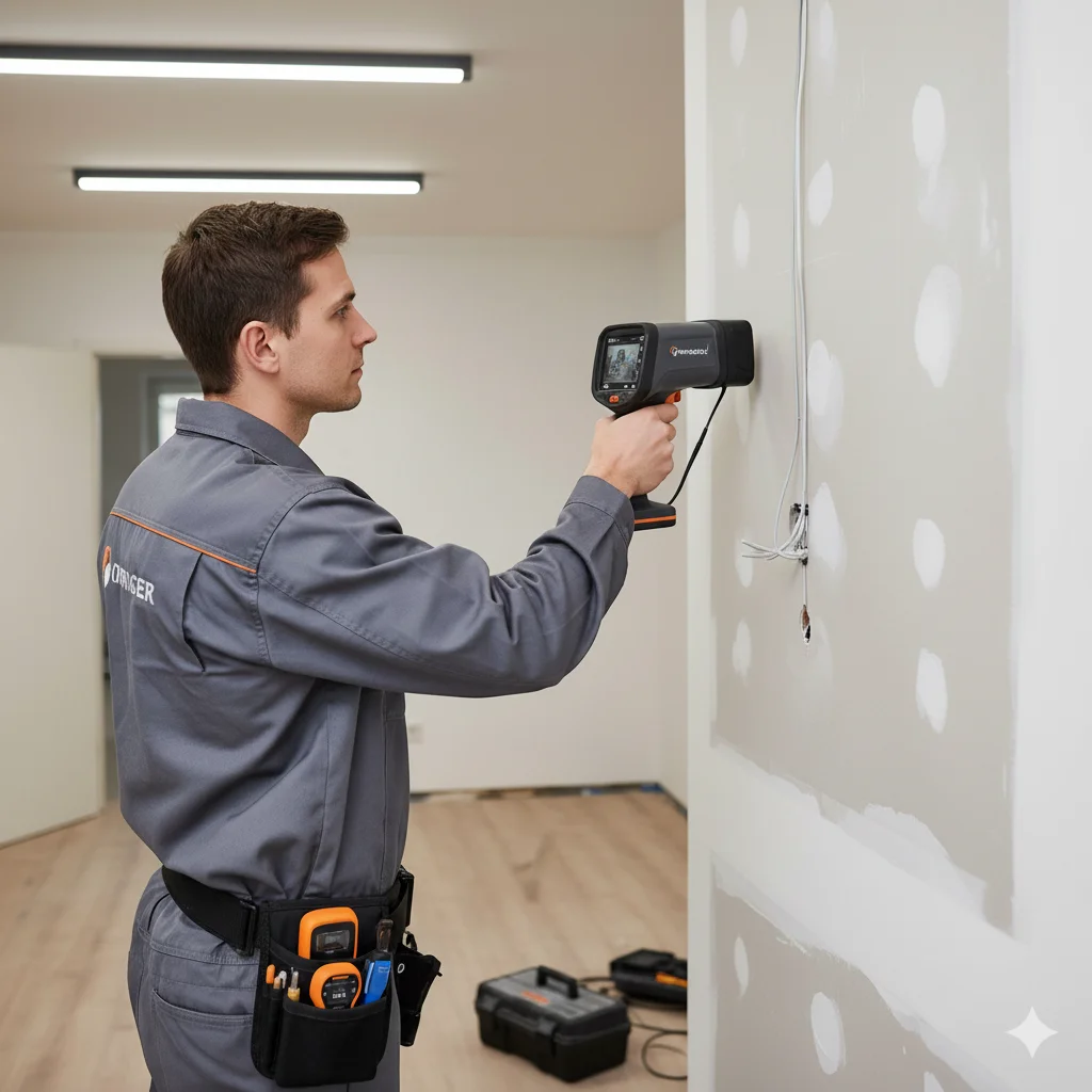 Recherche de fuite avec caméra thermique