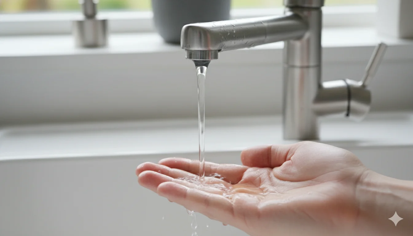 Perte de pression d'eau